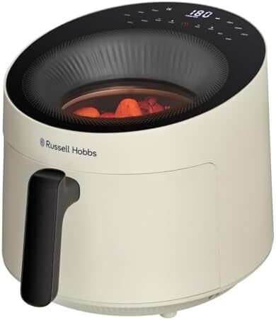 Russell Hobbs Satisfry Panoramic 27421-56, 5 l, 1 kg, 1500 W, airfryer, Cream