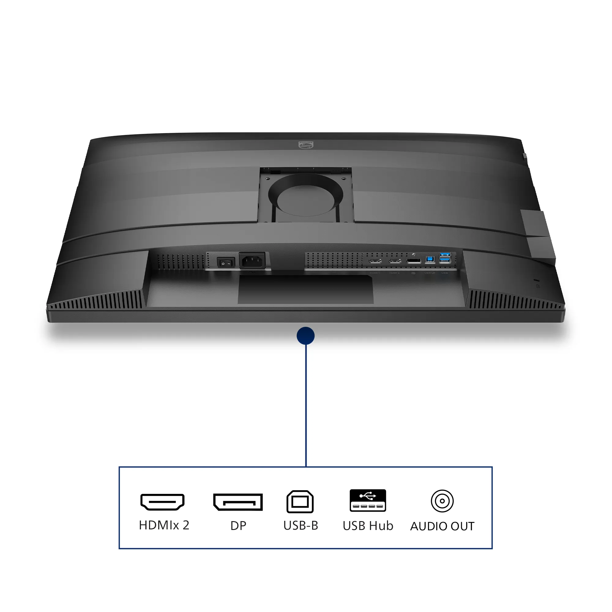 Philips 27B2N4500/00 27" QHD, IPS -n&auml;ytt&ouml;, USB-C hub, 120Hz