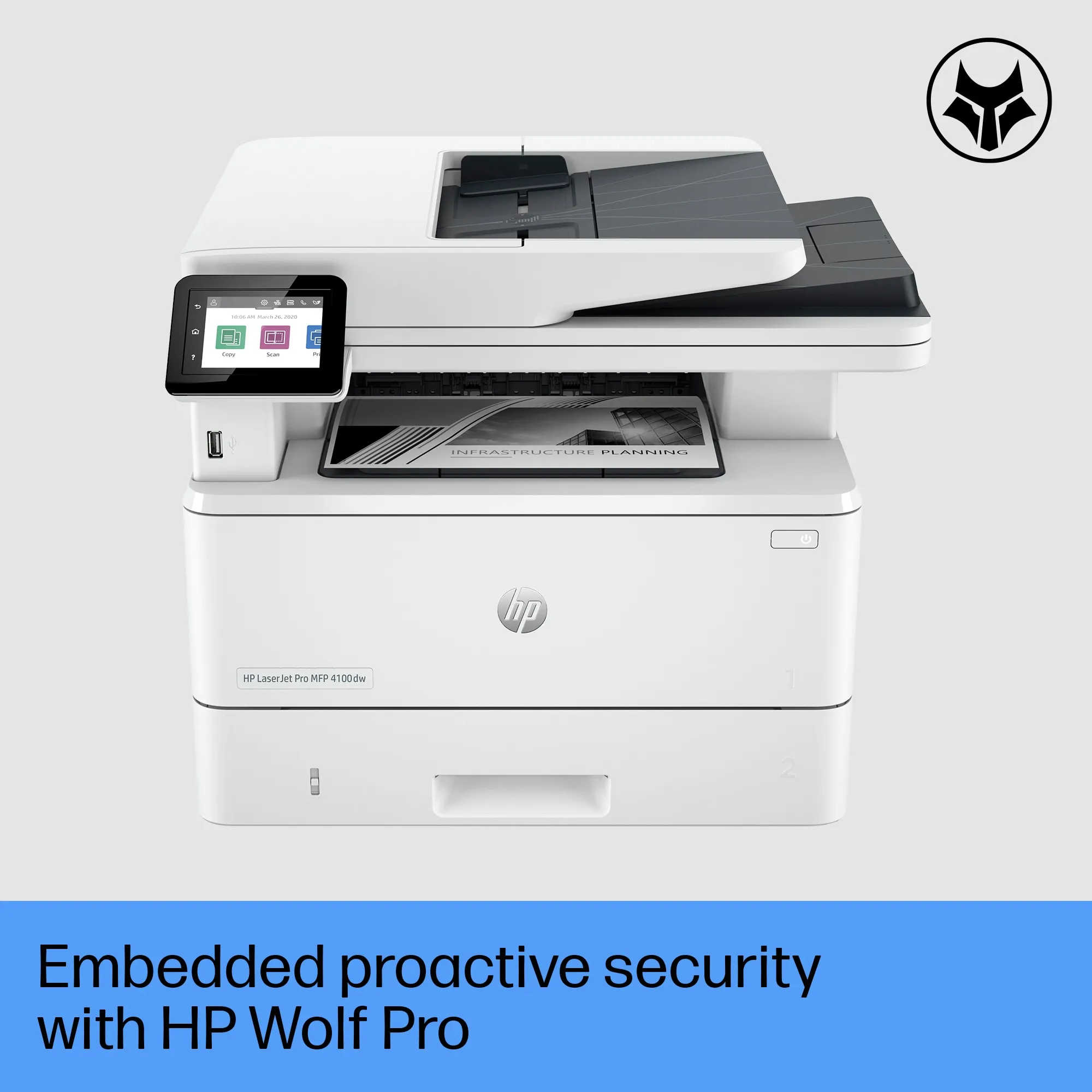 HP LaserJet Pro MFP 4102dw Printer