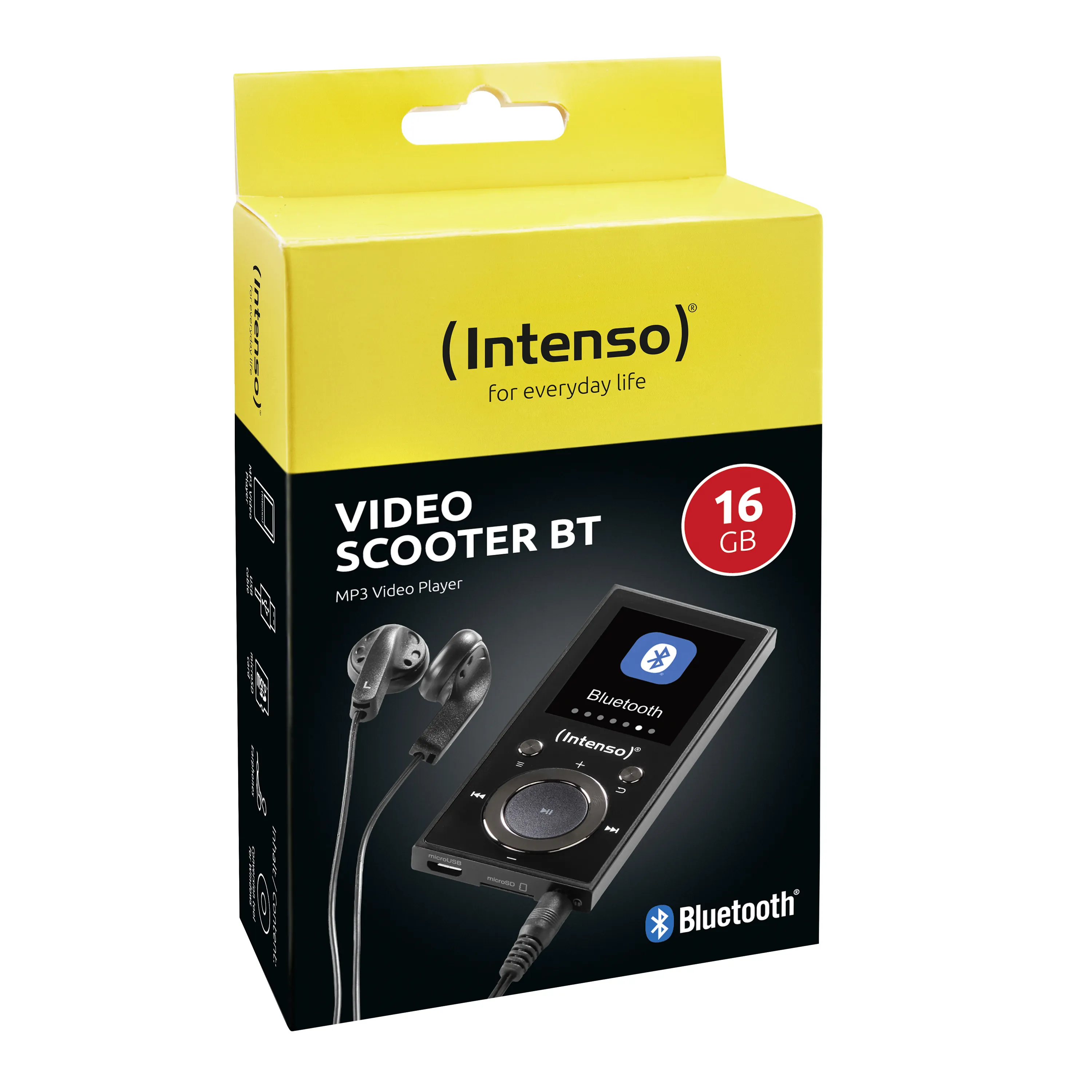 Intenso Video Scooter BT 16GB Black - MP3 Videoplayer