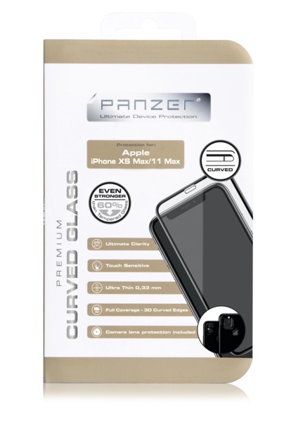Panzer Curved Glass, iPhone 11 Pro Max - Screen Glass