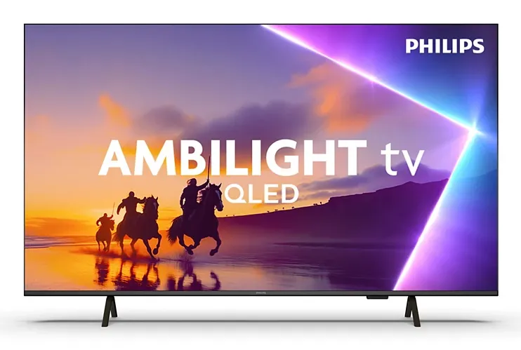 Philips PUS8450 55" 4K QLED Titan OS TV, 60Hz, HDR10+