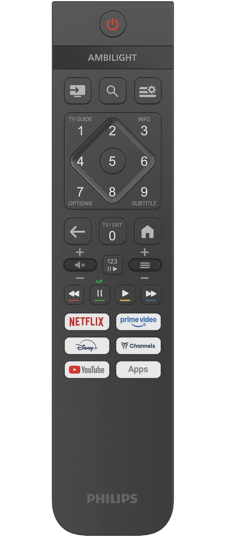 Philips PUS8450 55" 4K QLED Titan OS TV, 60Hz, HDR10+