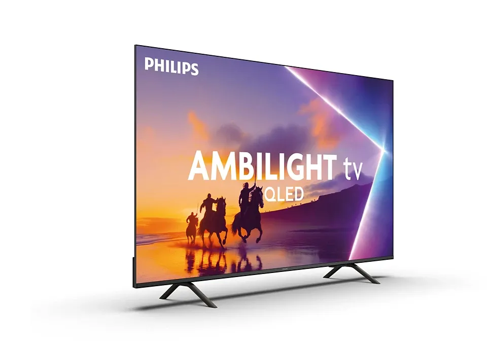 Philips PUS8450 55" 4K QLED Titan OS TV, 60Hz, HDR10+