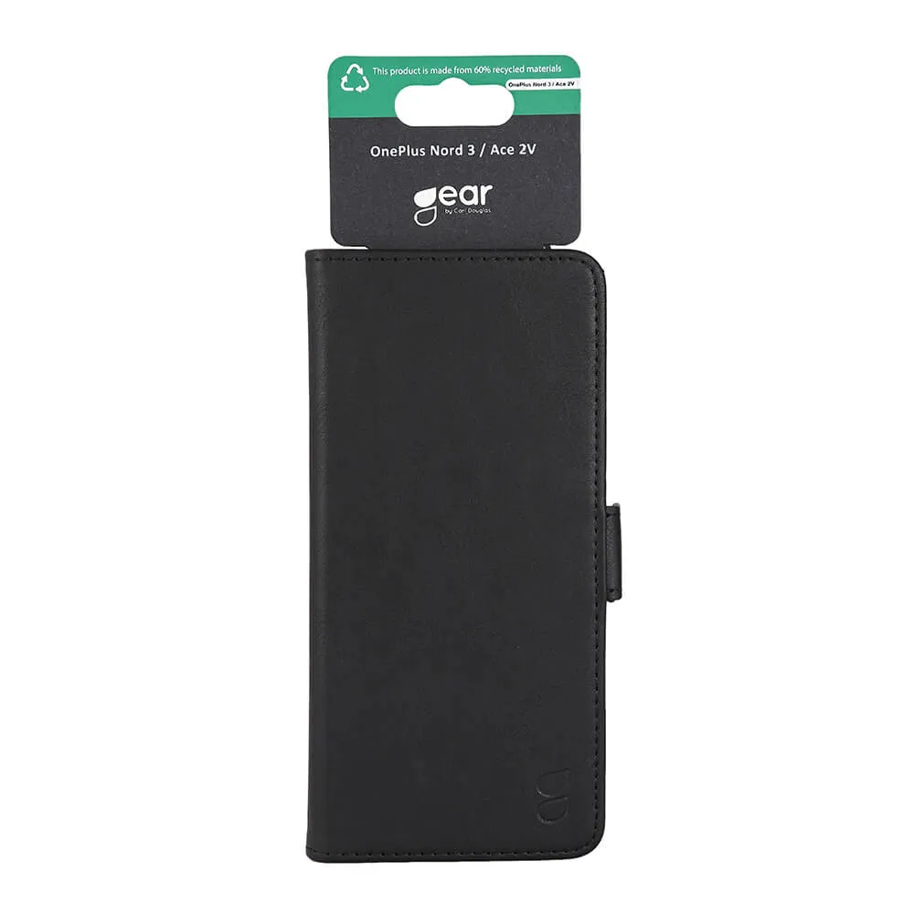 GEAR Wallet, OnePlus Nord 3 -lompakkokotelo, Musta