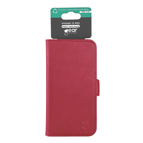 GEAR Wallet MagSeries, iPhone 15 Pro - Wallet Case, Red
