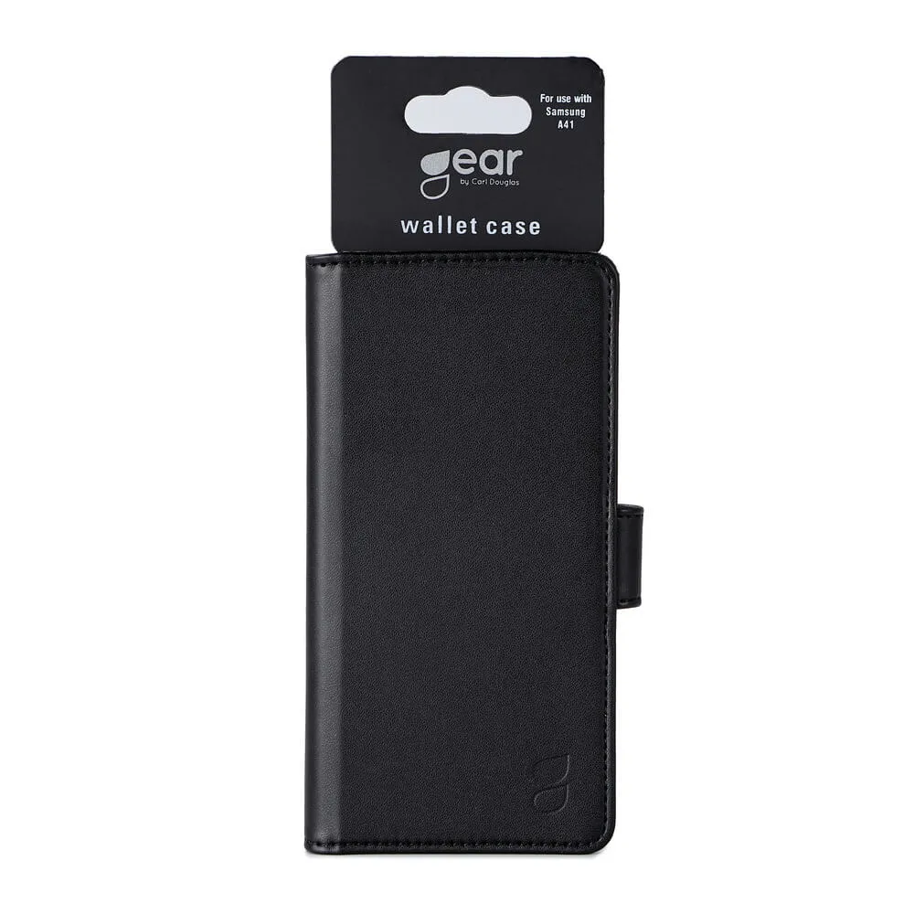 GEAR Wallet, Galaxy A41 - Wallet Case, Black