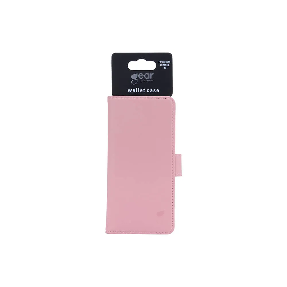GEAR Wallet, Galaxy S20 - pl&aring;nboksfodral, Rosa