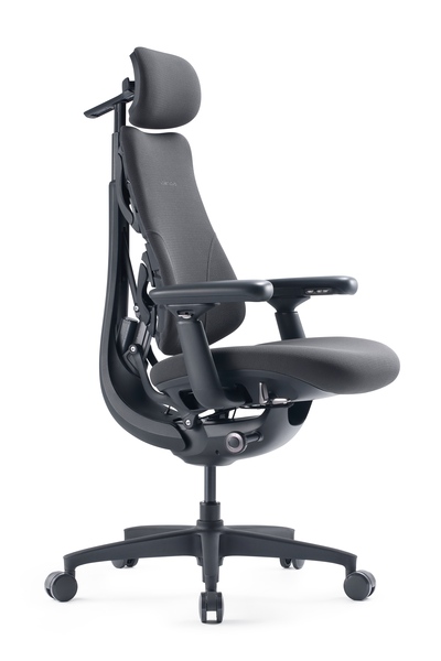 LiberNovo Omni Gen Dynamic - Ergonomisk stol, 48cm Graphite Gray
