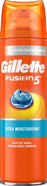 Gillette Fusion Ultra Moist parranajogeeli 200ml .