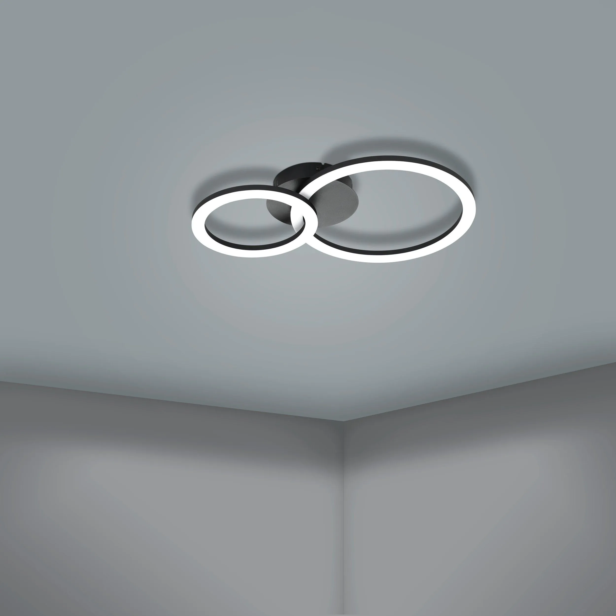 EGLO Parrapos-Z - Ceiling lamp, Black