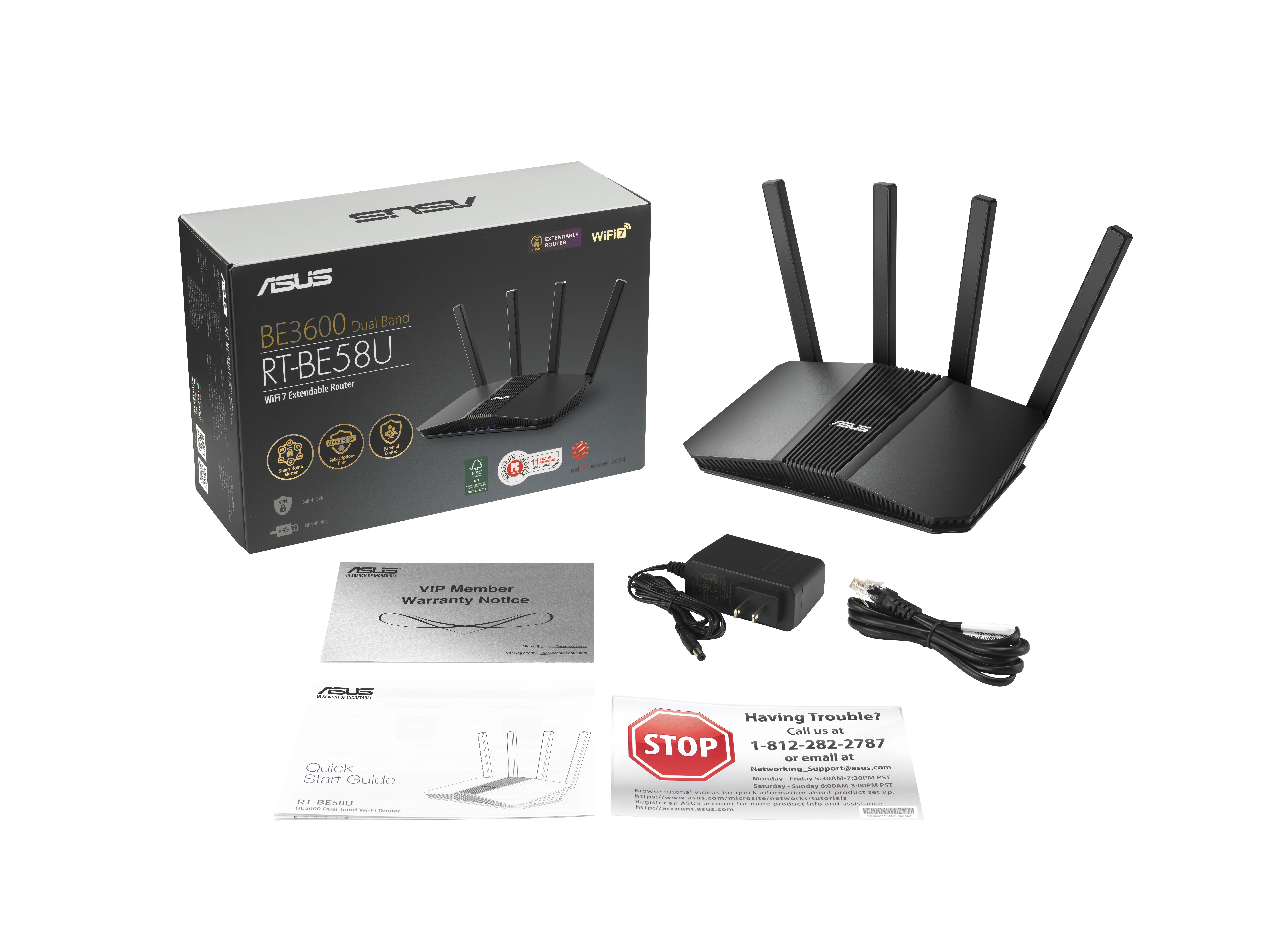 Asus RT-BE58U Dual-band Wi-Fi 7 - router