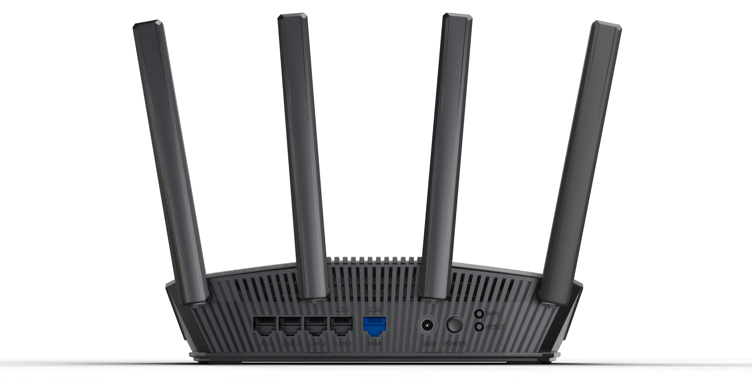 Asus RT-BE59 -reititin, Wi-Fi 7, Dual-band, 2,5G WAN -portilla, musta