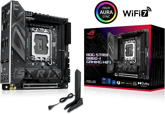 Asus ROG Strix B860-I Gaming WiFi 7 LGA1851 DDR5 Mini-ITX - moderkort