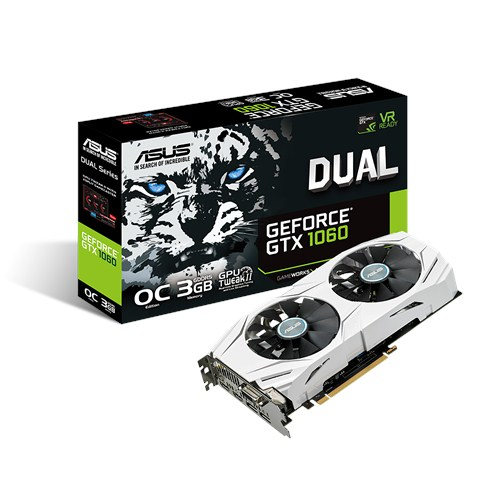 Asus GeForce GTX 1060 Dual 3GB -n&auml;yt&ouml;nohjain