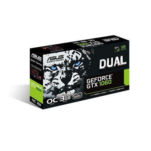Asus GeForce GTX 1060 Dual 3GB -n&auml;yt&ouml;nohjain
