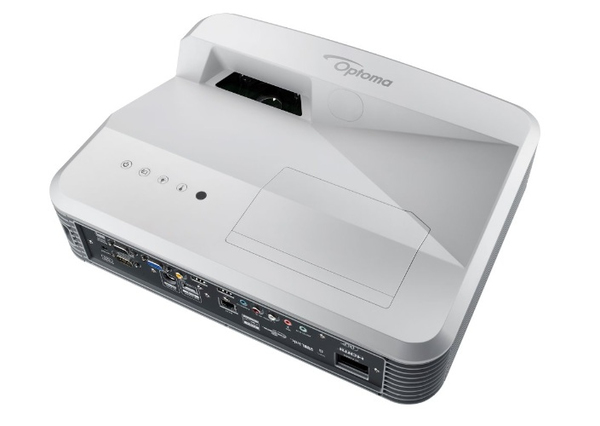 Optoma X320UST - DLP-projektori - 3D - 4000 ANSI lumenia - XGA (1024 x 768) - 4:3 - kiinte&auml;t ultra short-throw -linssit