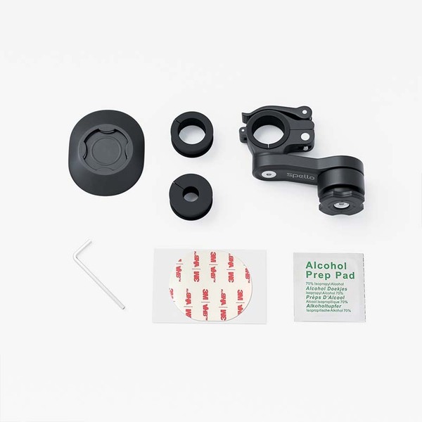 Spello Smart Lock Bike Mount - black