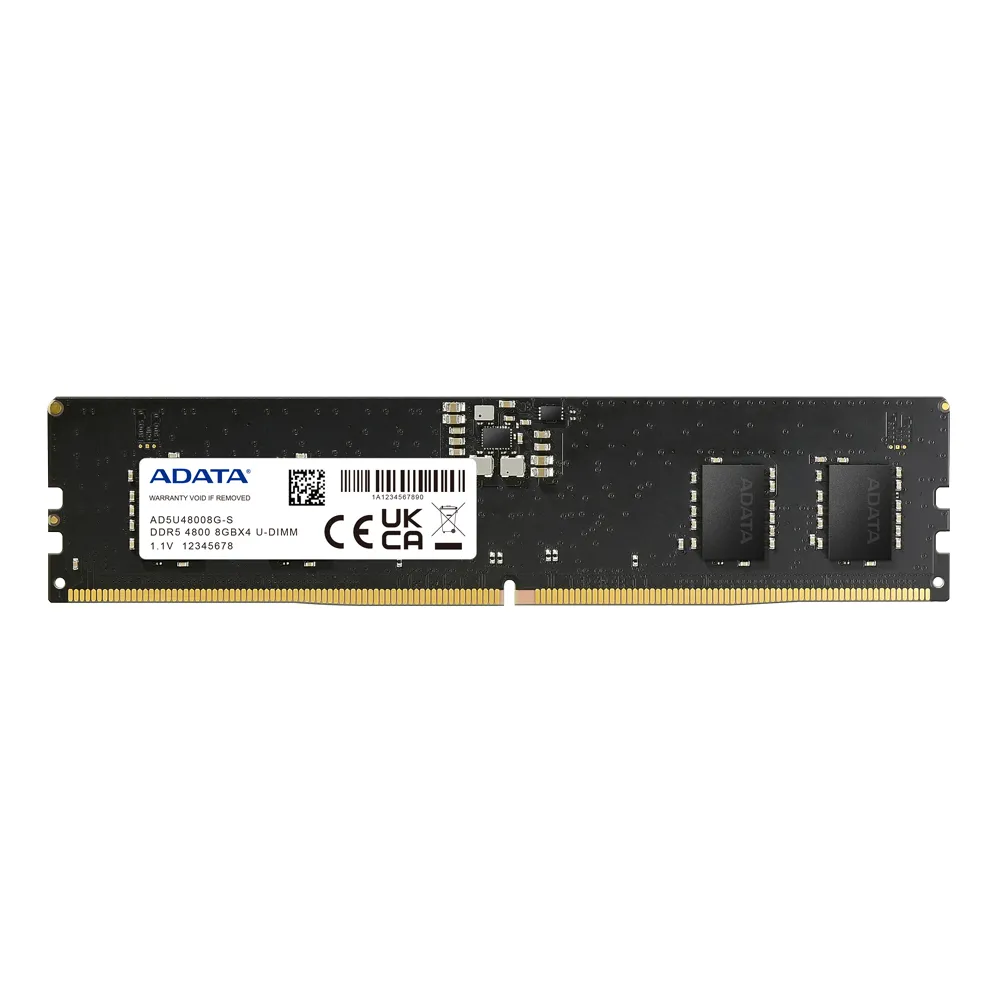 A-Data 8 Gt (1 x 8 Gt) DDR5 4800 MHz, CL40 -muisti (Single Tray)