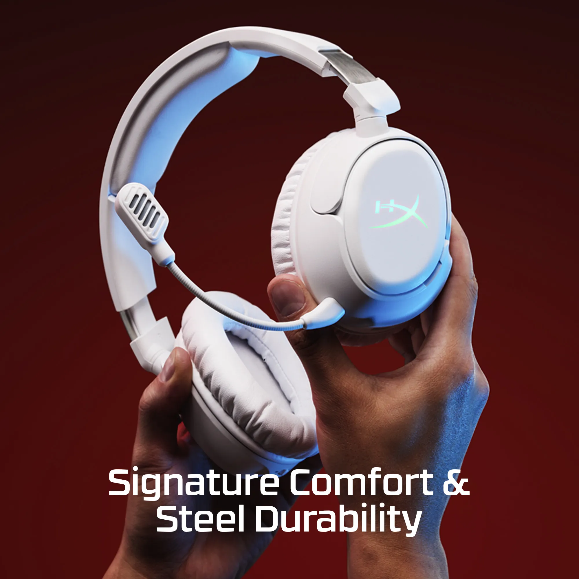 HyperX Cloud Flight 2 Wireless Gaming Headset, White