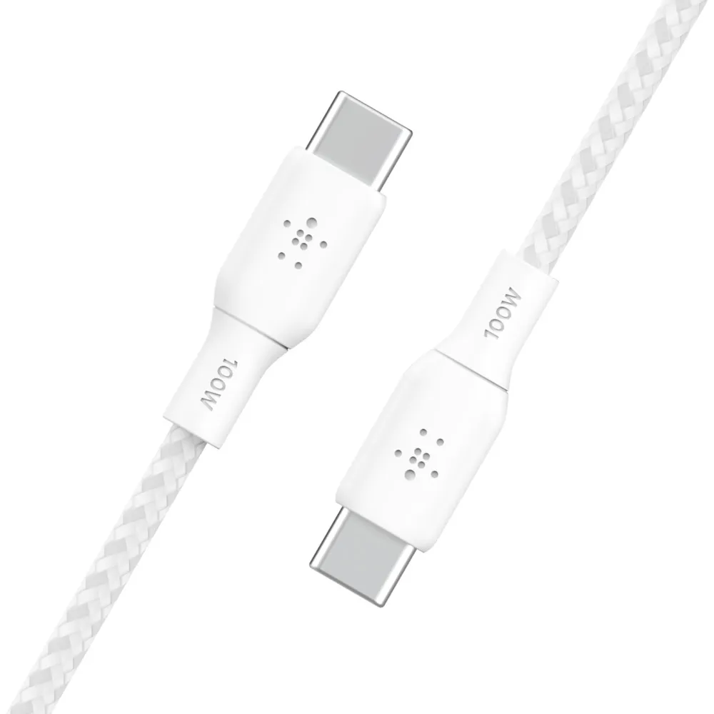 Belkin BoostCharge USB-C - USB-C 100W - cable, White, 2m
