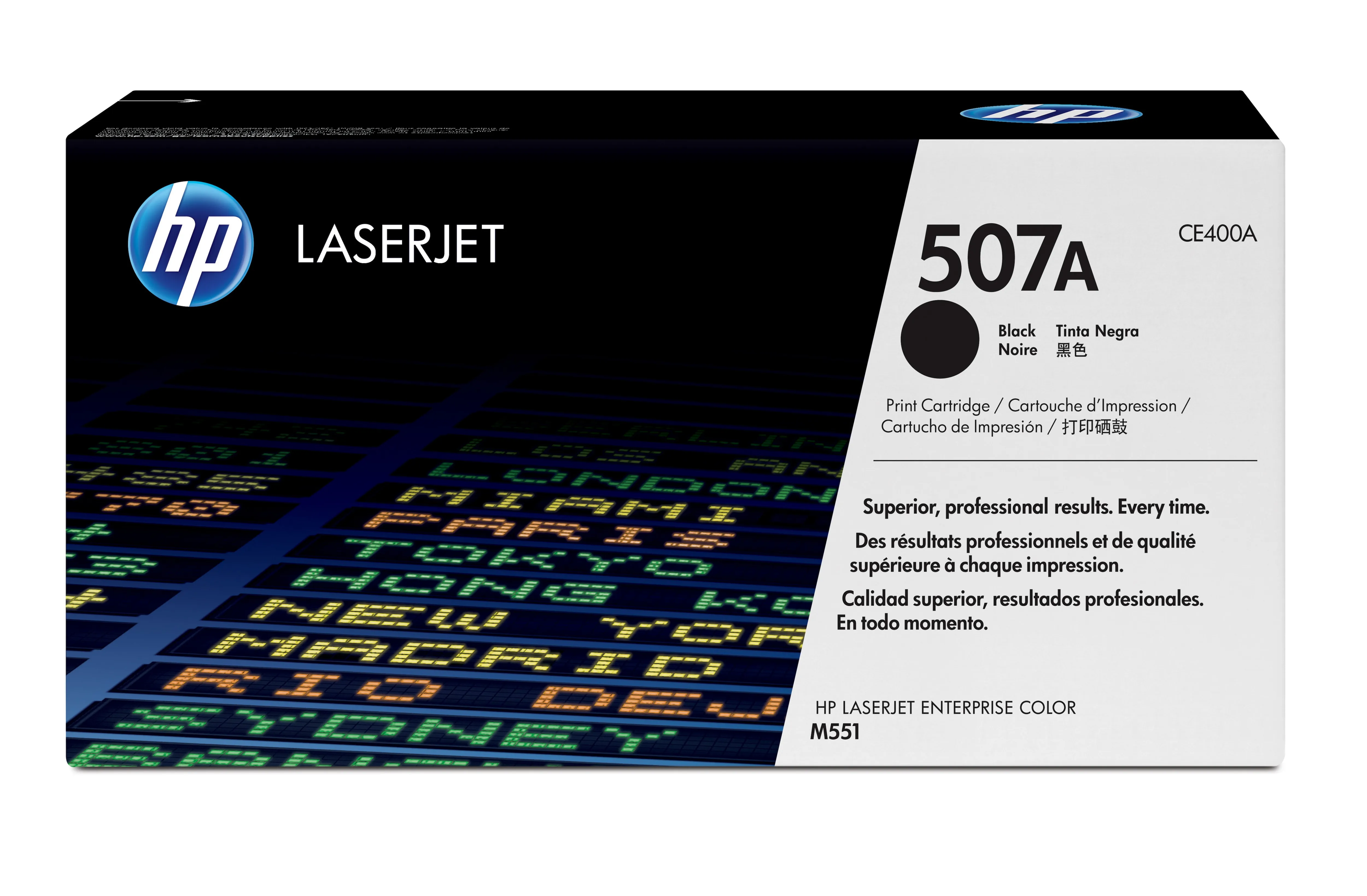 HP Toner 507A black HV LaserJet Enterprise 500 color M551n 5500 Seiten