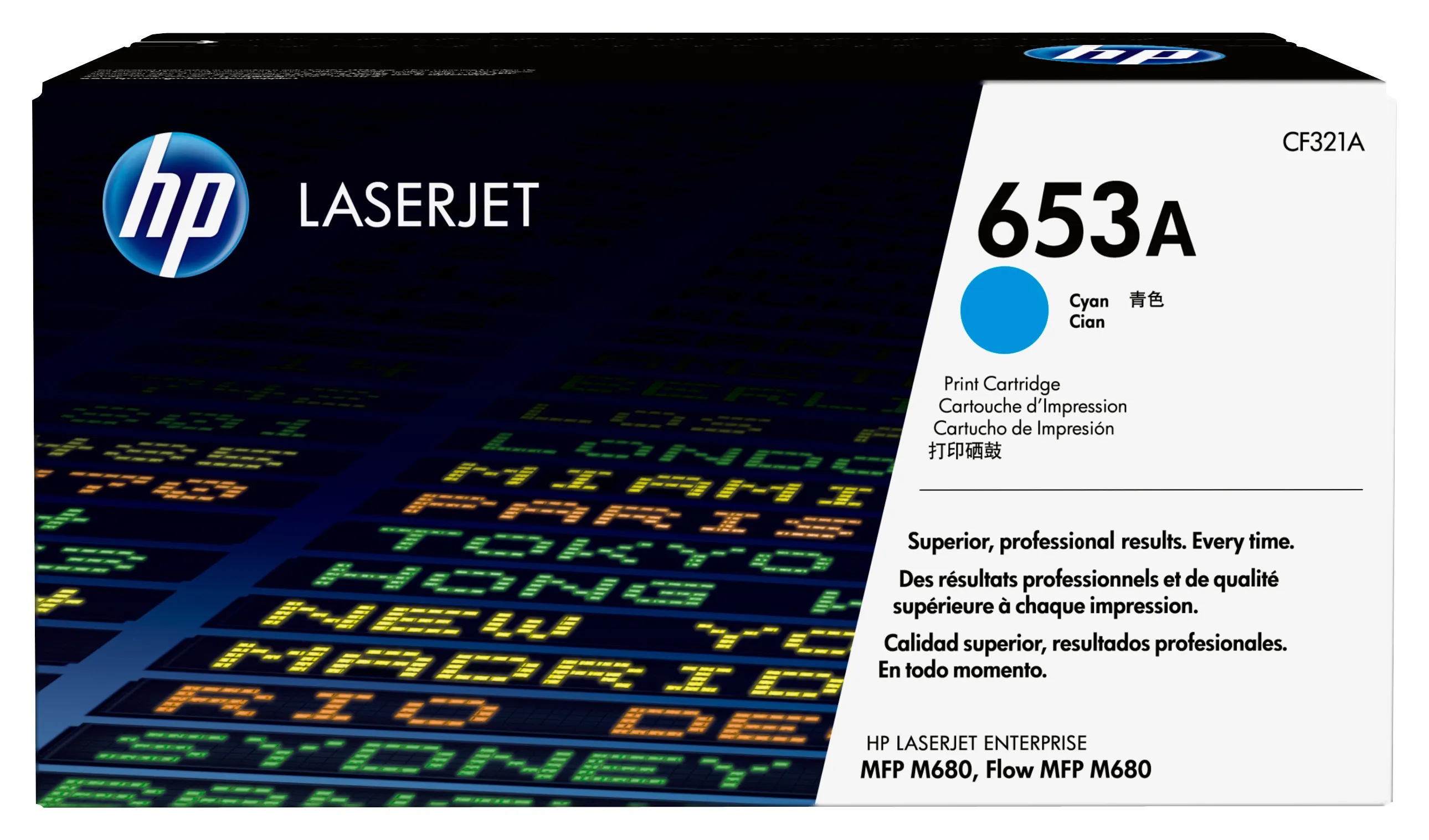 HP 653A (CF321A) toner cartridge, Cyan