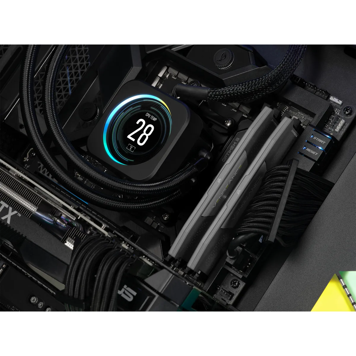 Corsair Vengeance 32GB (2 x 16GB) DDR5 5200 MHz, CL40 - memory, Grey (AMD Expo)