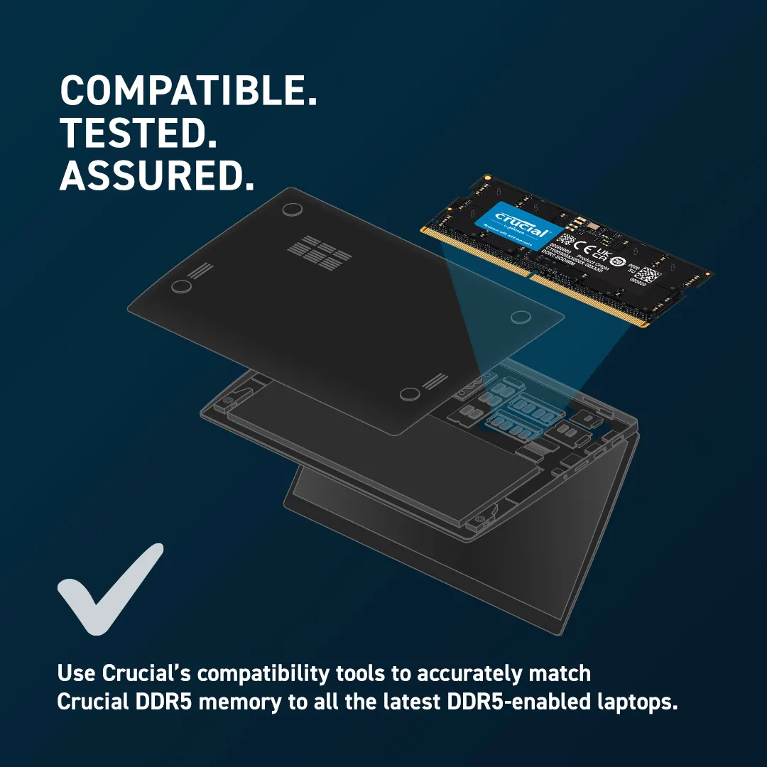 Crucial 32GB DDR5-5600 SODIMM