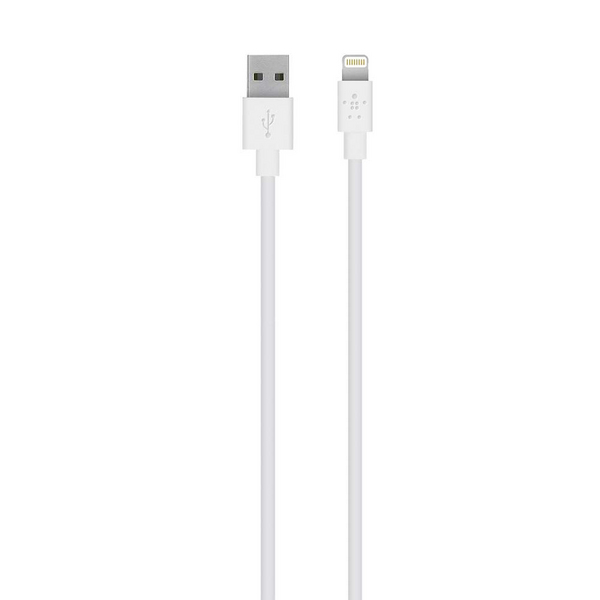 Belkin MIXIT USB-A - Lightning -kaapeli, 2m, Valkoinen