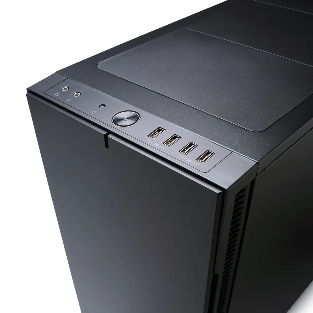 Fractal Design Define R5 - Mid Tower case, Black Solid