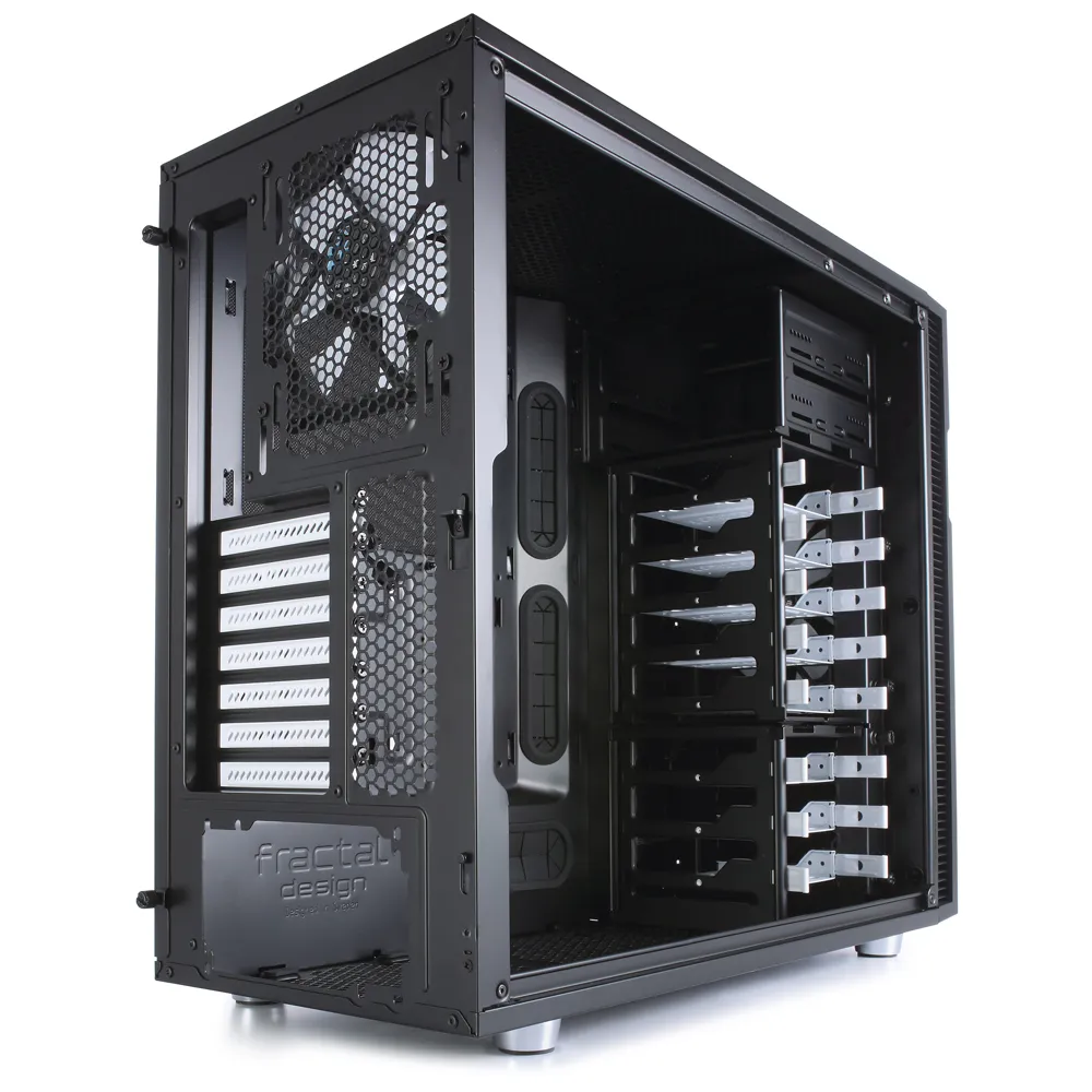 Fractal Design Define R5 - Mid Tower case, Black Solid