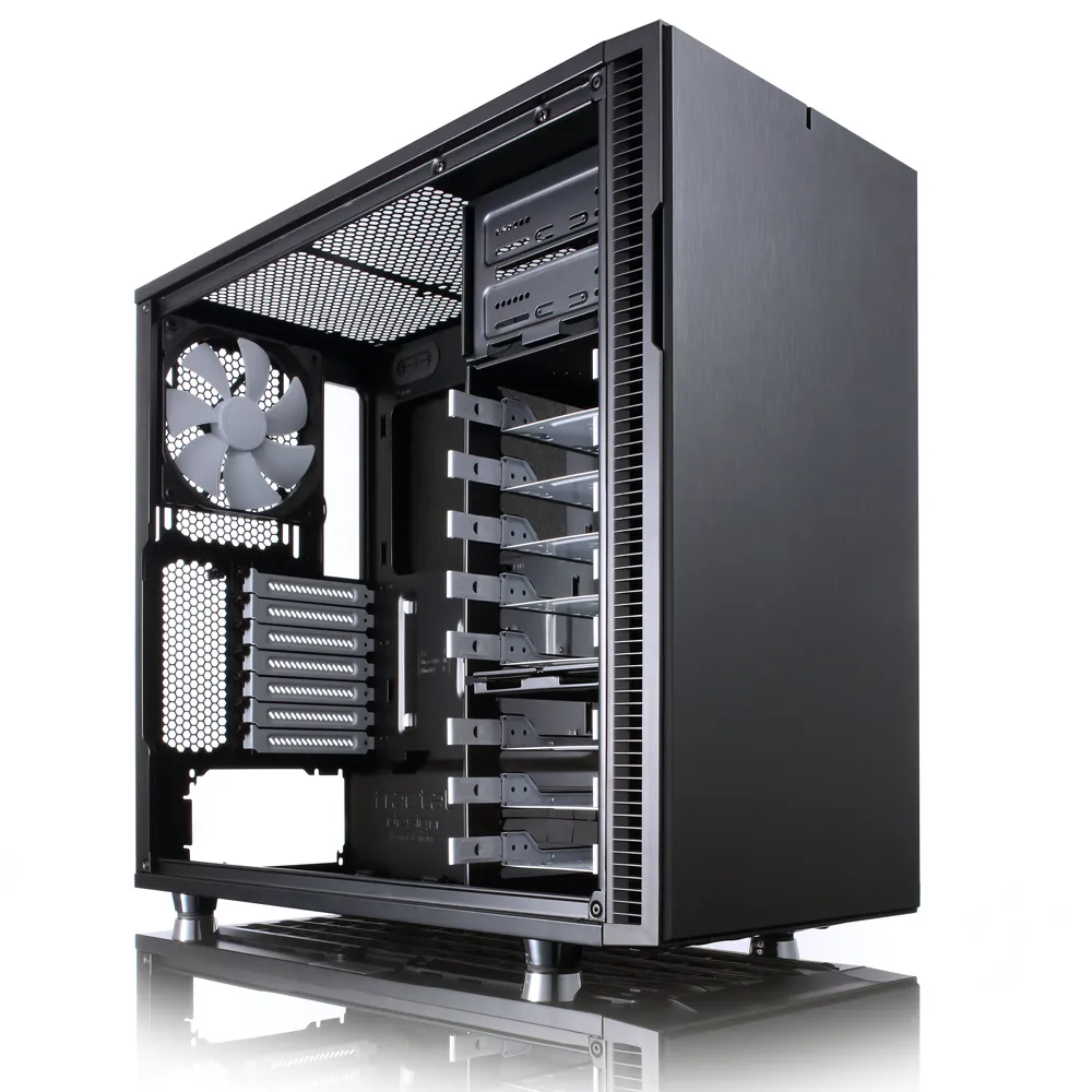 Fractal Design Define R5 - Mid Tower case, Black Solid