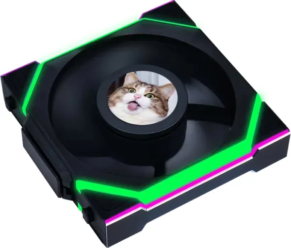 Lian Li UNI FAN SL Wireless LCD, 120mm - case fan, Black