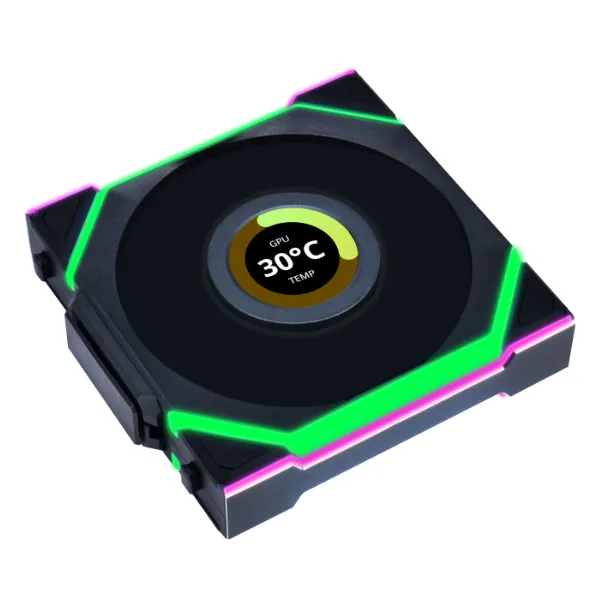 Lian Li UNI FAN SL Wireless LCD, 120mm - case fan, Black