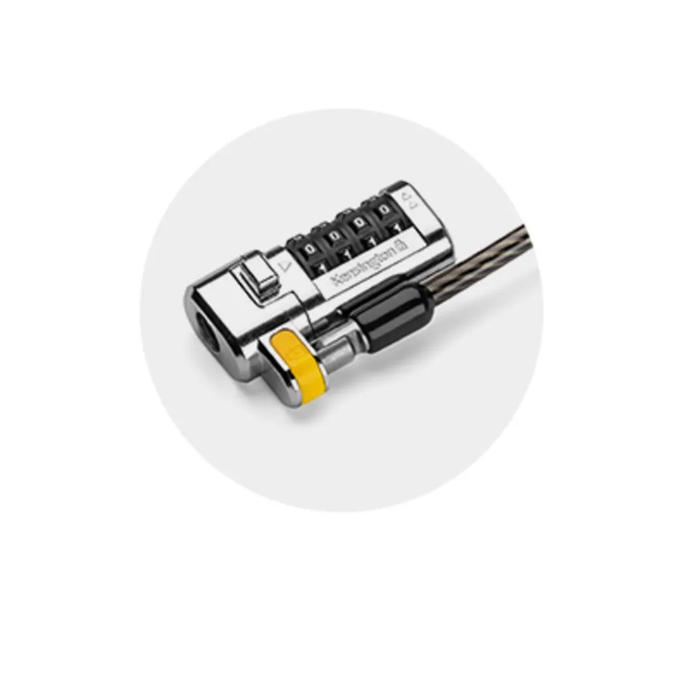 Kensington ClickSafe 3-in-1 Combination Lock (T-Bar, Nano &amp; Wedge Anchors)