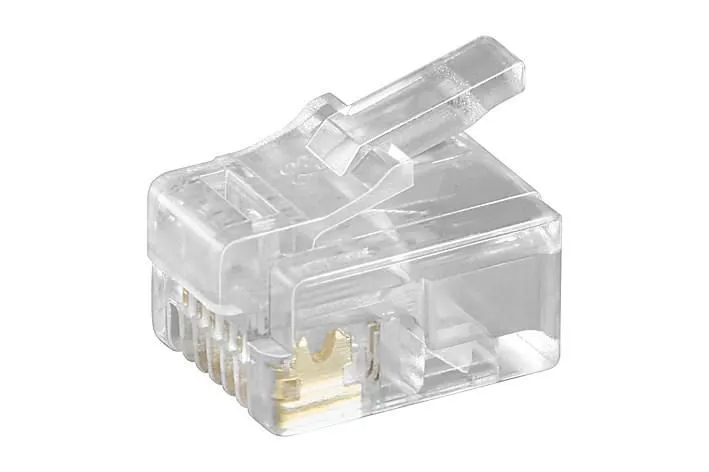 Modular Plug RJ12 6P6C, 10pcs