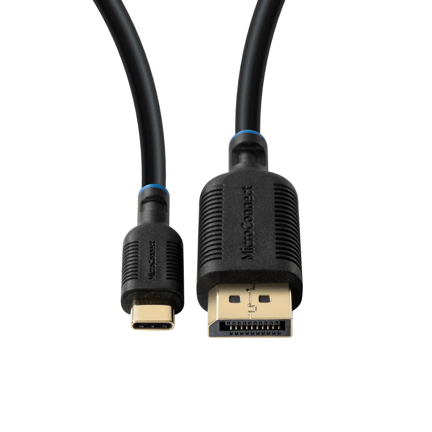 MicroConnect USB-C - DisplayPort 1.2 -kaapeli, Musta, 2m