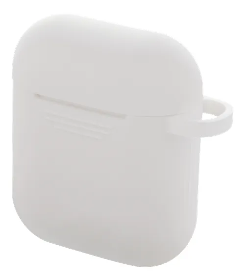 DELTACO AirPods silicone case, white
