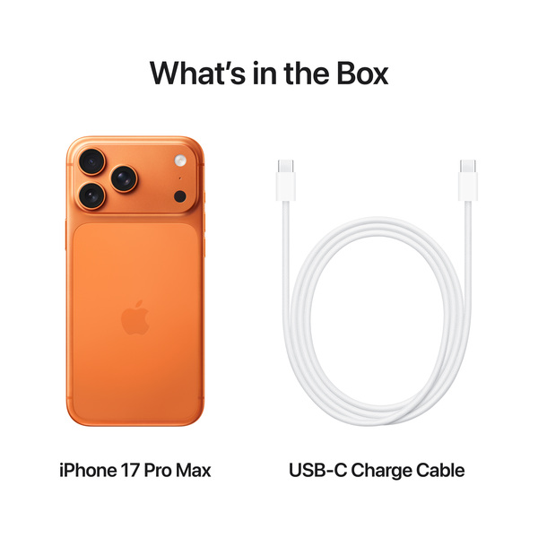 Apple iPhone 17 Pro Max 1TB - mobile phone, Cosmic Orange
