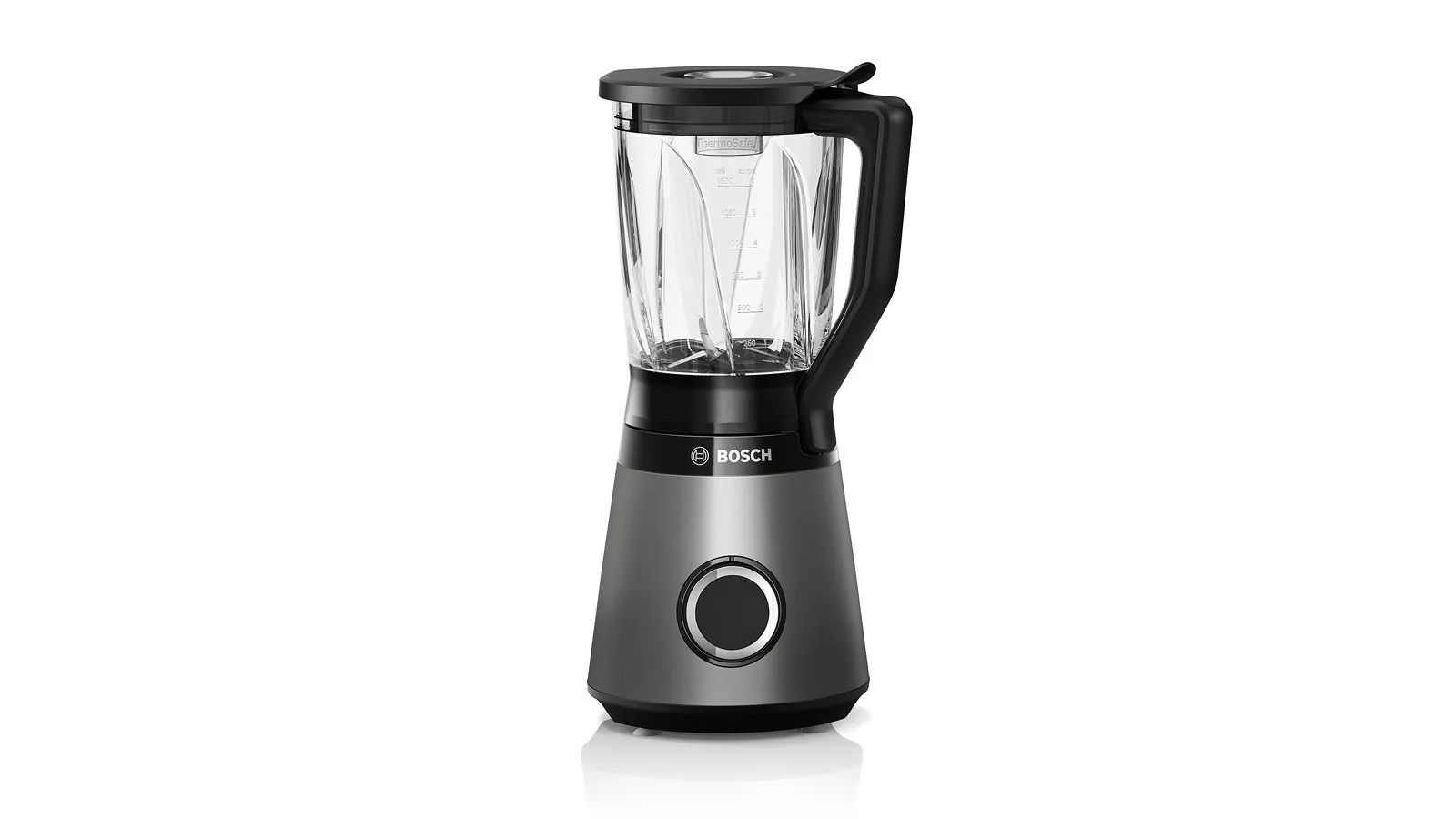 Bosch VitaPower MMB6174S 1200 W 1,5 l blender, svart, metall, transparent