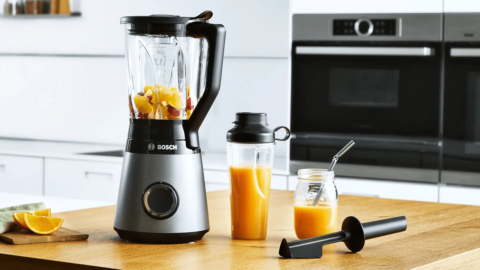 Bosch VitaPower MMB6174S 1200 W 1,5 l blender, svart, metall, transparent