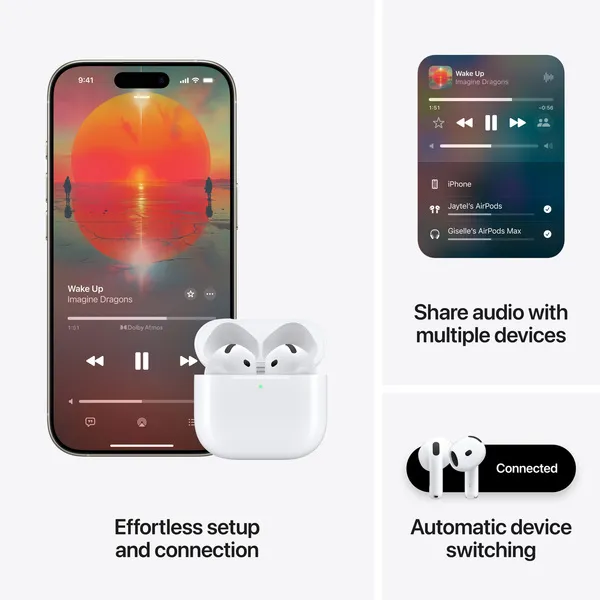 Apple AirPods 4 -nappikuulokkeet