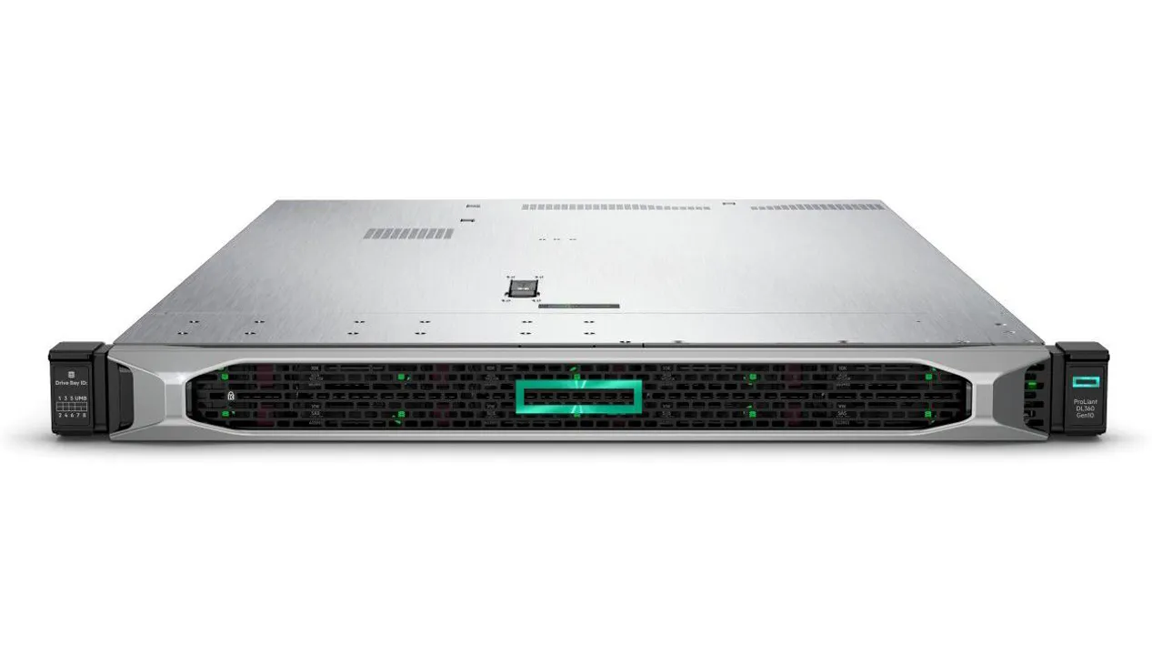 HPE ProLiant DL360 Gen10 - Palvelin - telineasennettava - 1U - 2-teinen - 1 x Xeon Gold 5218 / 2.3 GHz - RAM 32 GB - SAS - pikavaihto 2.5&quot; - ei kiintolevy&auml; - Gi