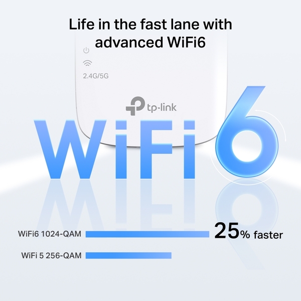 TP-Link RE660X AX1800 Wi-Fi 6 - Wi-Fi Range Extender