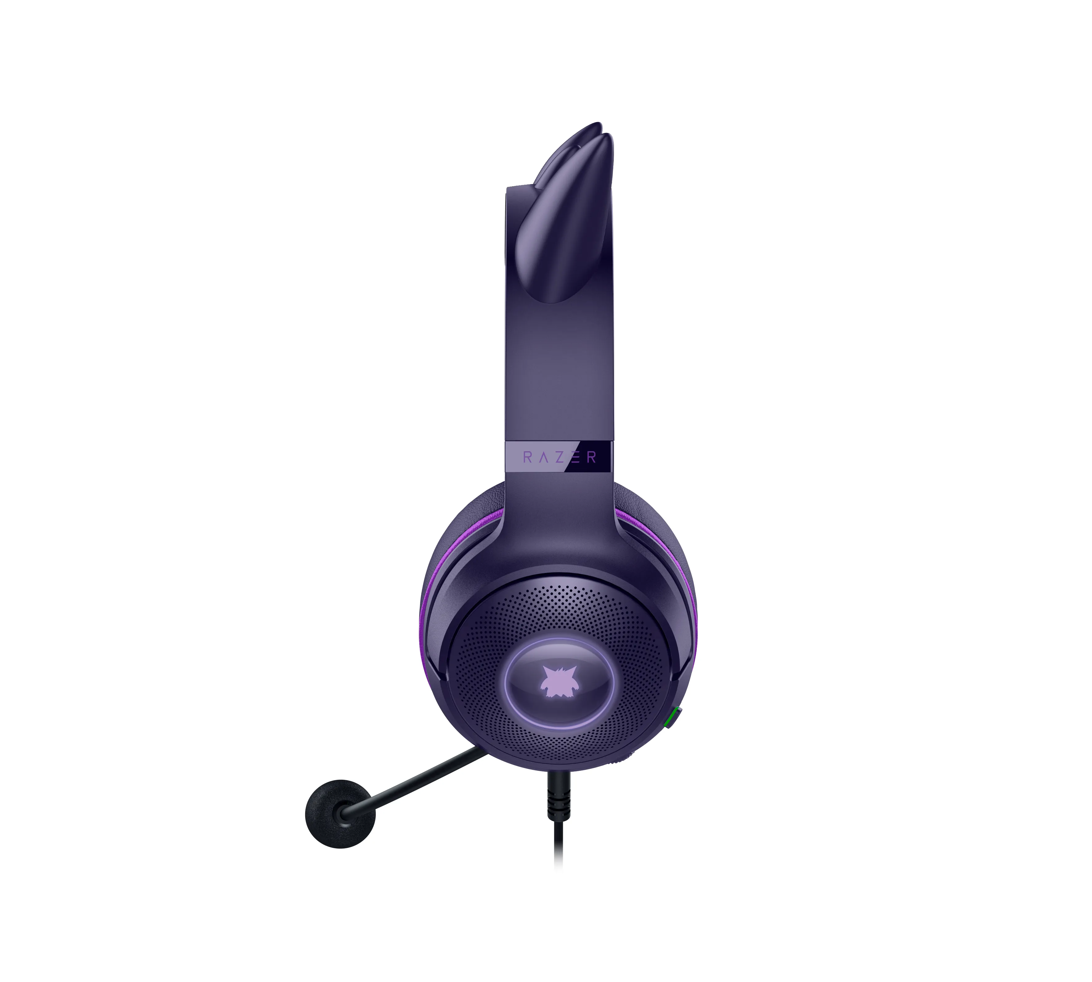 Razer Kraken Kitty V2 &ndash; Pok&eacute;mon Gengar Edition -pelikuulokemikrofoni, violetti