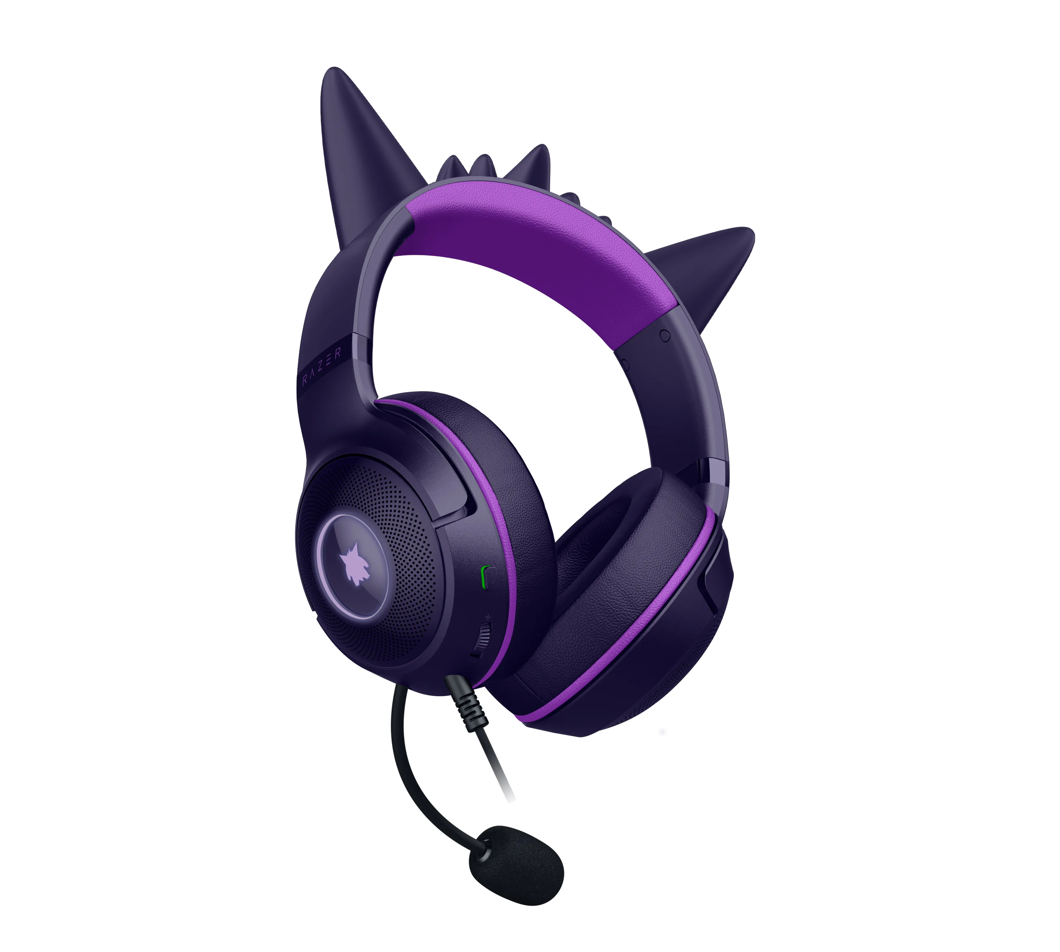Razer Kraken Kitty V2 &ndash; Pok&eacute;mon Gengar Edition -pelikuulokemikrofoni, violetti