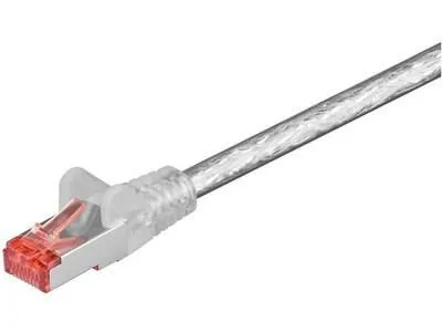 MicroConnect Cat6 S/FTP -verkkokaapeli, 0,25 m, PVC, Läpinäkyvä