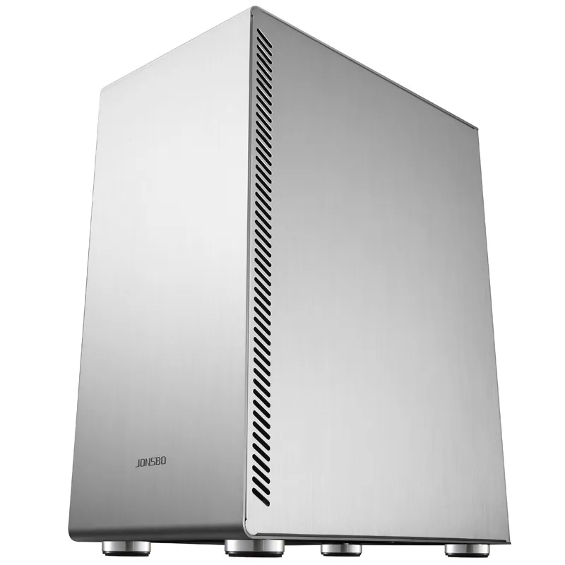 Jonsbo U4, Tempered Glass - midi case, silver