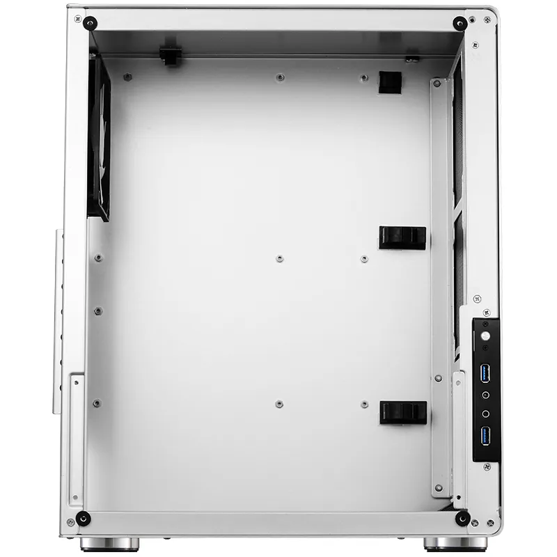 Jonsbo U4, Tempered Glass - midi case, silver
